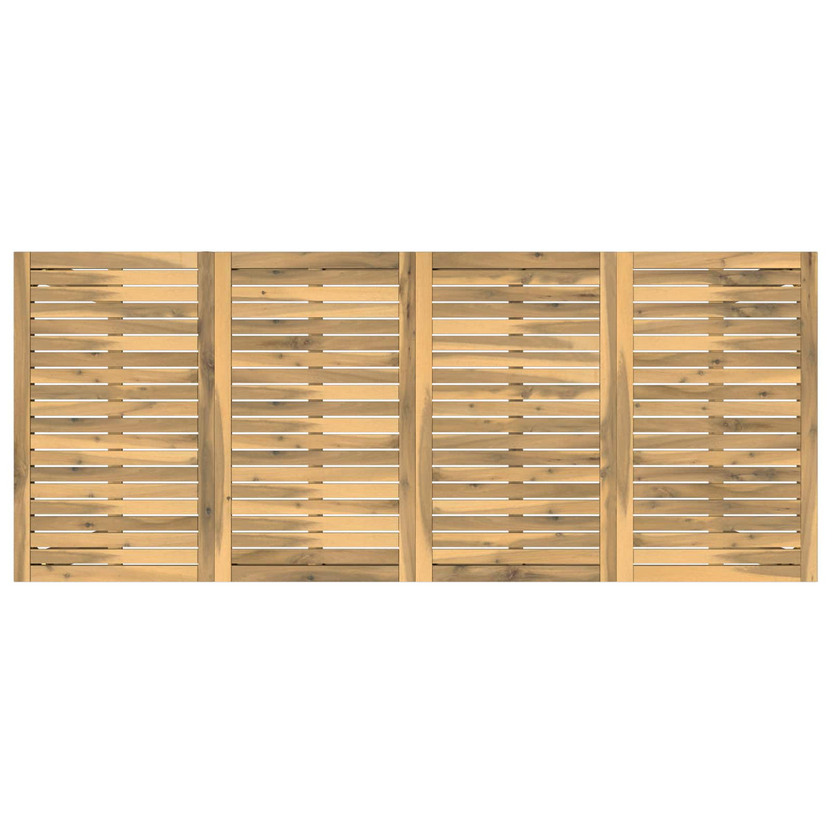 Garden Bar Table White 196 x 80.5 x 105 cm Solid Acacia Wood