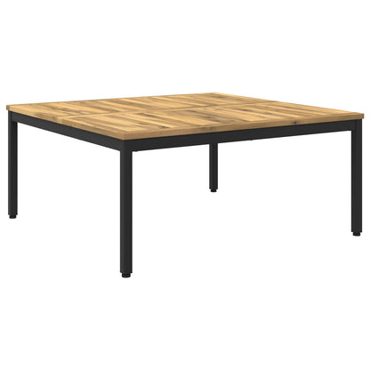 Coffee Table White and Black 100 x 100.5 x 45 cm