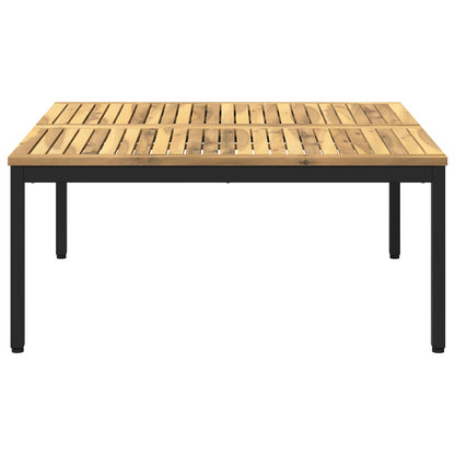 Coffee Table White and Black 100 x 100.5 x 45 cm