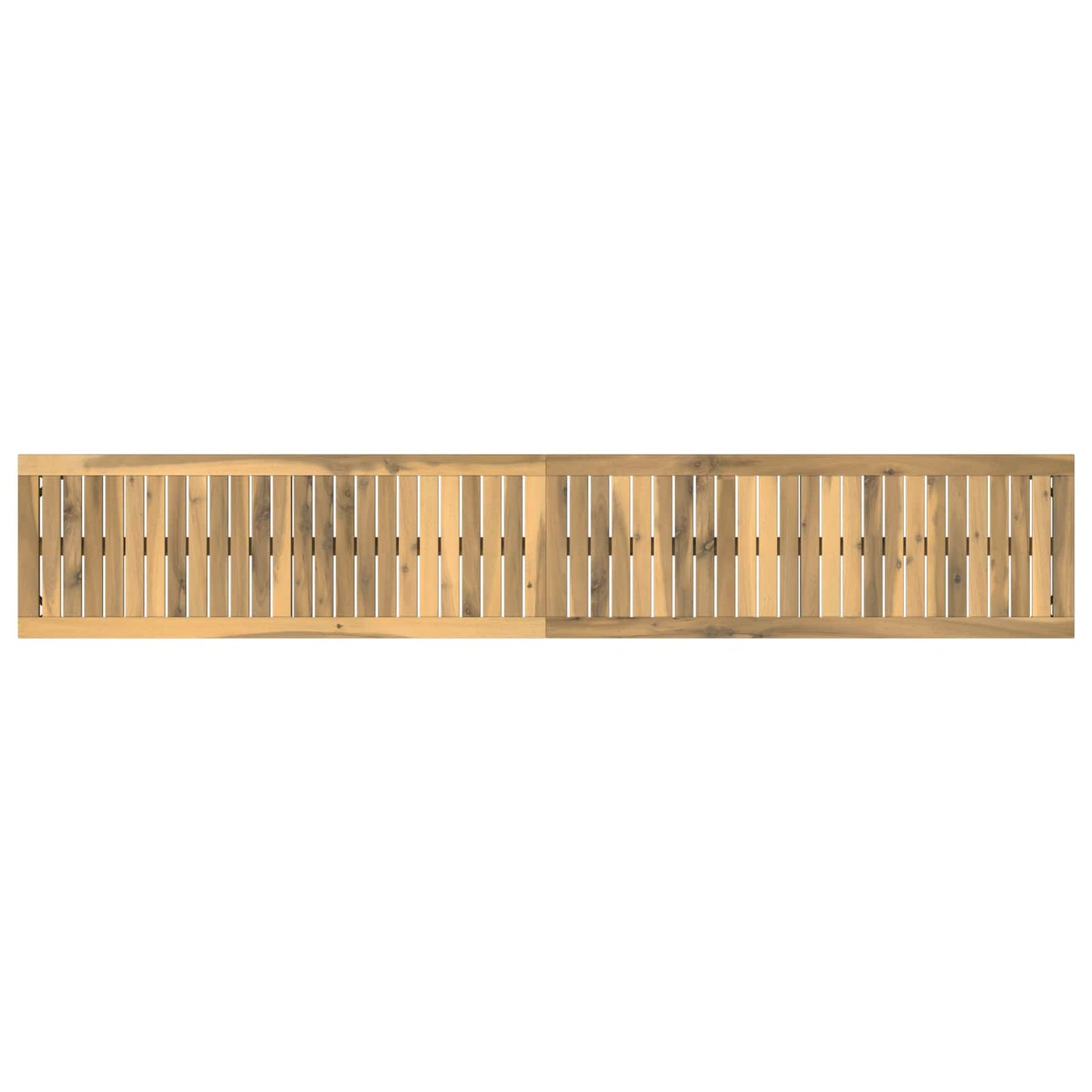 Garden Bench 201 x 35 x 45 cm Solid Acacia Wood White