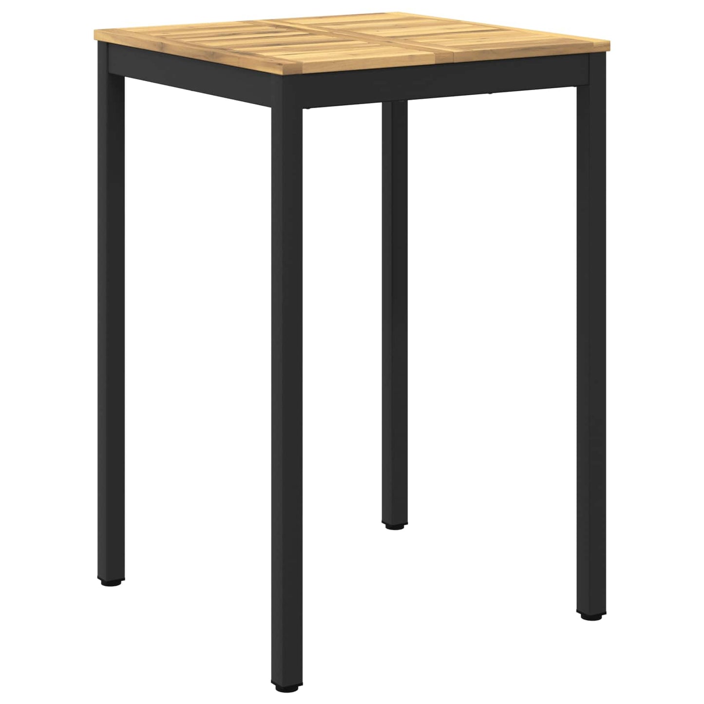 Garden Bar Table White and Black 70 x 68.5 x 105 cm