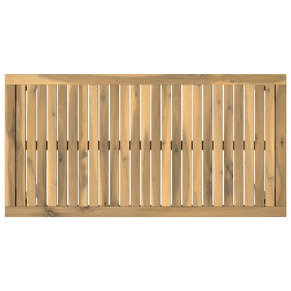 Garden Bar Table White 108.5 x 55 x 105 cm Solid Acacia Wood