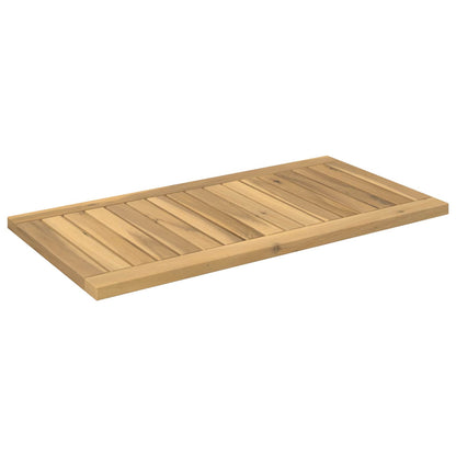 Table Top 68.5 x 35 x 2 cm Rectangular Solid Acacia Wood White