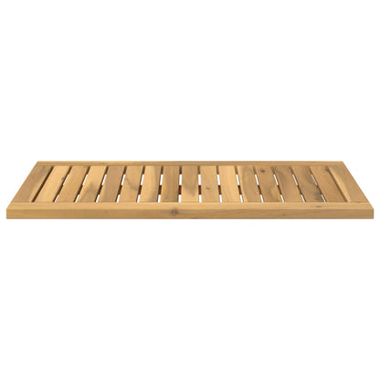 Table Top 68.5 x 35 x 2 cm Rectangular Solid Acacia Wood White