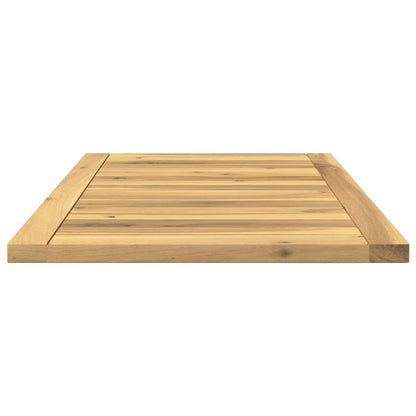 Table Top 68.5 x 40 x 2 cm Rectangular Solid Acacia Wood White