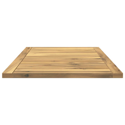 Table Top 80.5 x 47 x 2 cm Rectangular Solid Acacia Wood White