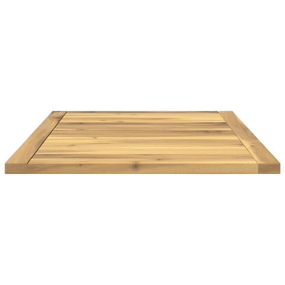Table Top 68.5 x 49 x 2 cm Rectangular Solid Acacia Wood White