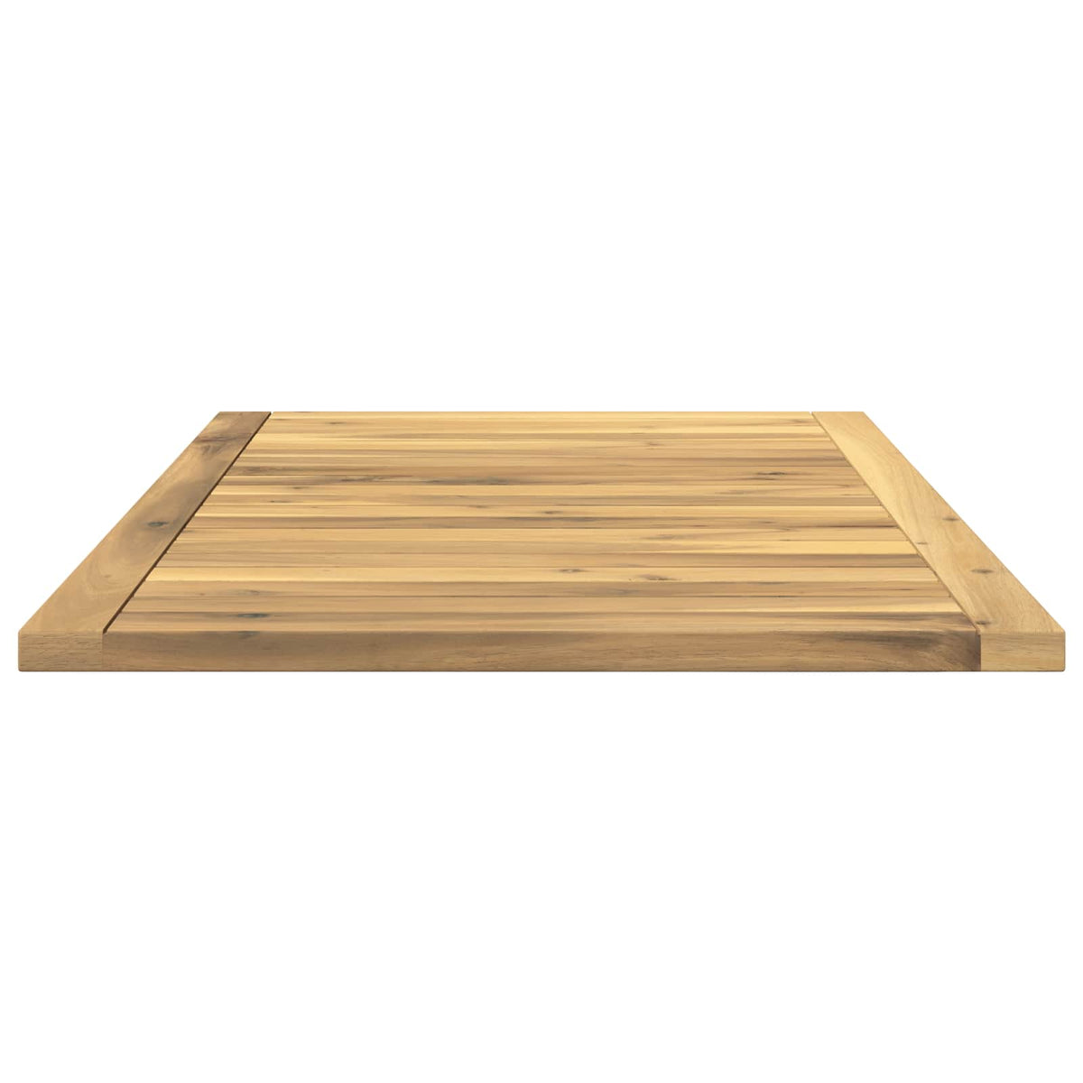 Table Top 80.5 x 49 x 2 cm Rectangular Solid Acacia Wood White
