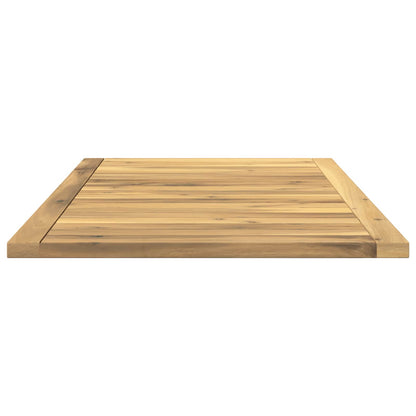 Table Top 80.5 x 49 x 2 cm Rectangular Solid Acacia Wood White