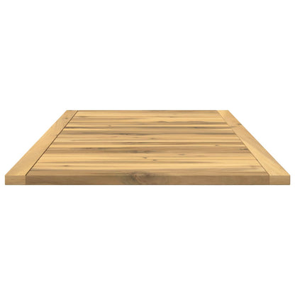 Table Top 108.5 x 55 x 2 cm Rectangular Solid Acacia Wood White