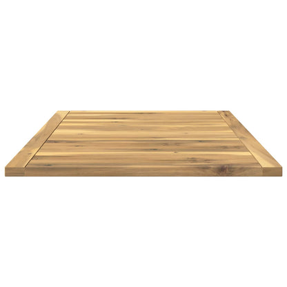 Table Top 88.5 x 55 x 2 cm Rectangular Solid Acacia Wood White