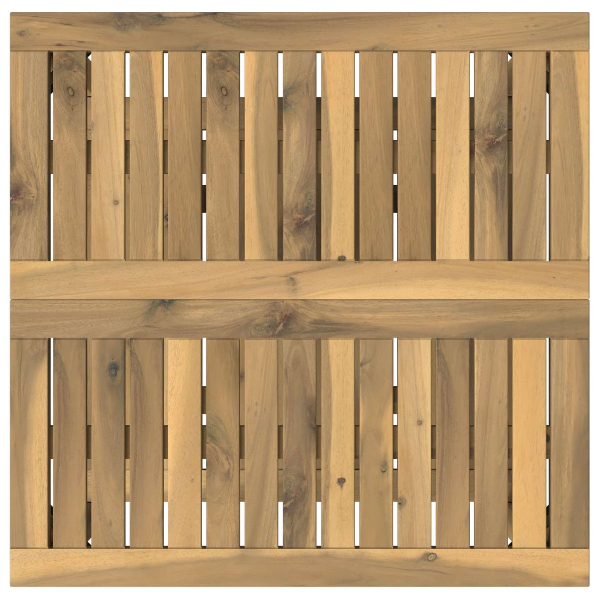 Coffee Table Whitewash 60.5 x 60 x 45 cm Solid Acacia Wood