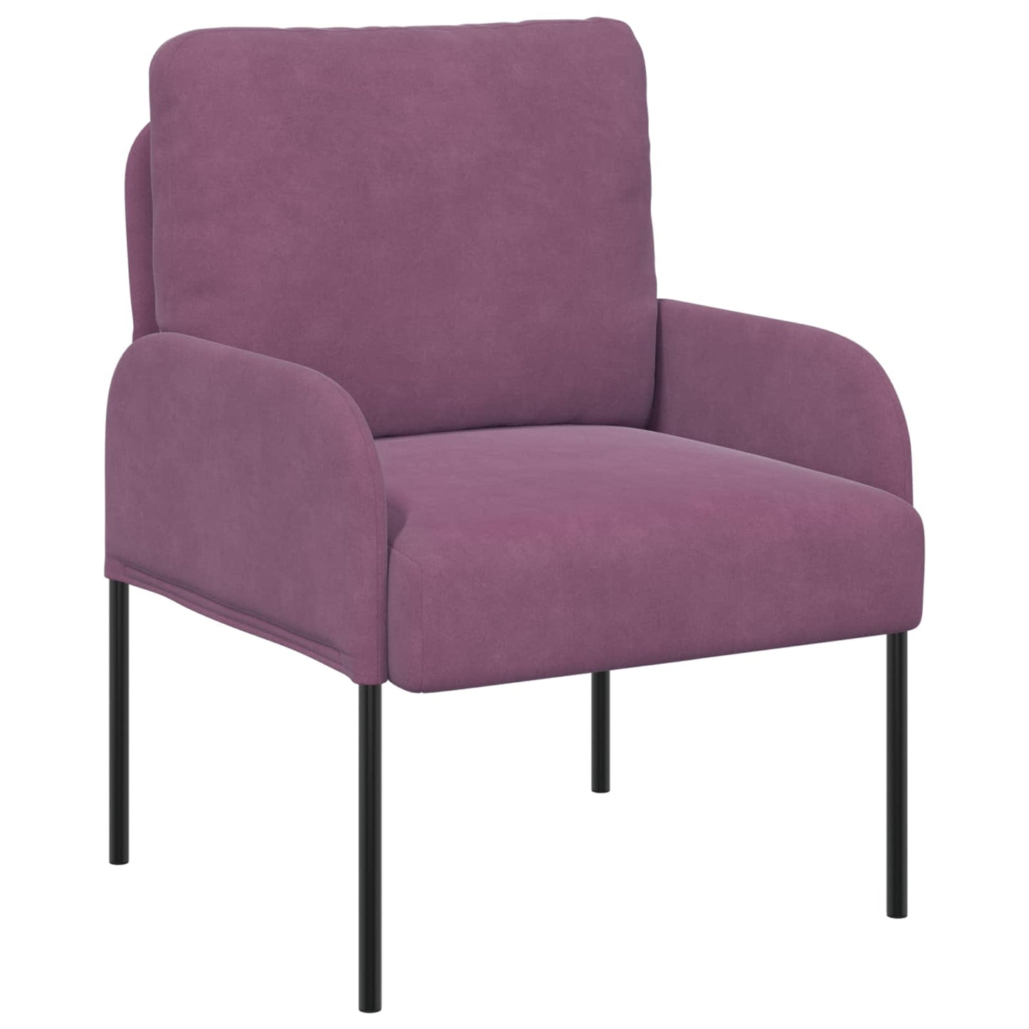 Sofa Sets with Cushion 3 pcs Purple 115 x 56 x 80 cm Plywood