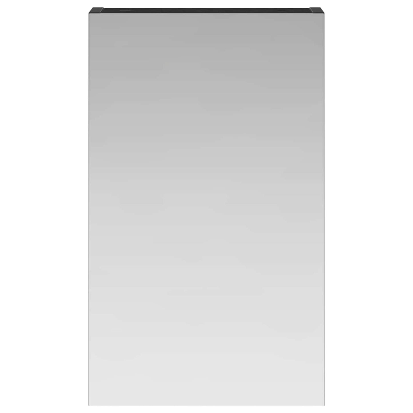 Bathroom Mirror Cabinet Black Oak 30 x 10.5 x 50 cm