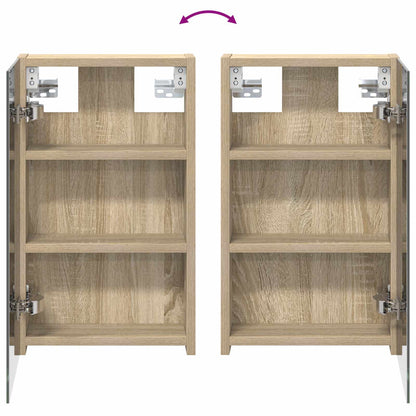 Bathroom Mirror Cabinet Sonoma Oak 30 x 10.5 x 50 cm