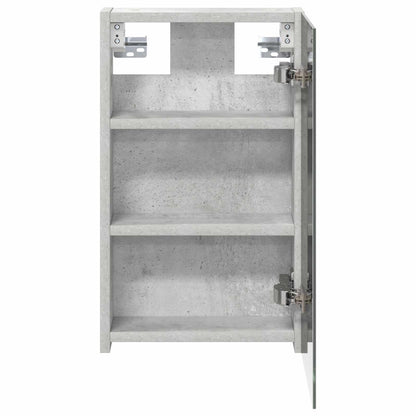 Bathroom Mirror Cabinet Concrete Grey 30 x 10.5 x 50 cm
