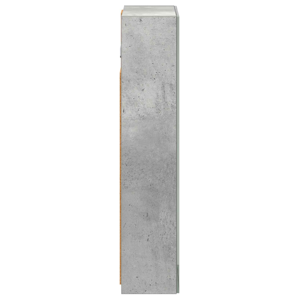 Bathroom Mirror Cabinet Concrete Grey 30 x 10.5 x 50 cm