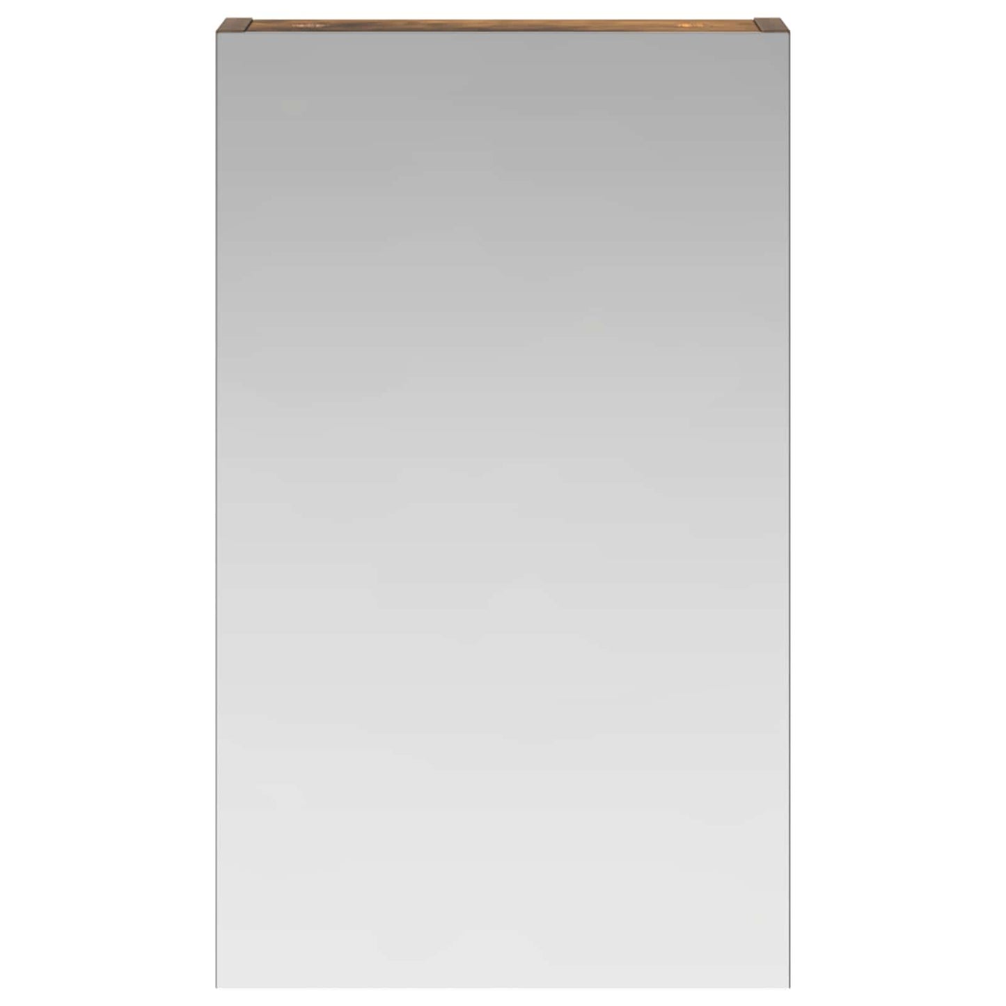 Bathroom Mirror Cabinet Smoked Oak 30 x 10.5 x 50 cm