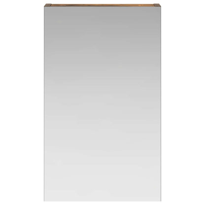 Bathroom Mirror Cabinet Smoked Oak 30 x 10.5 x 50 cm