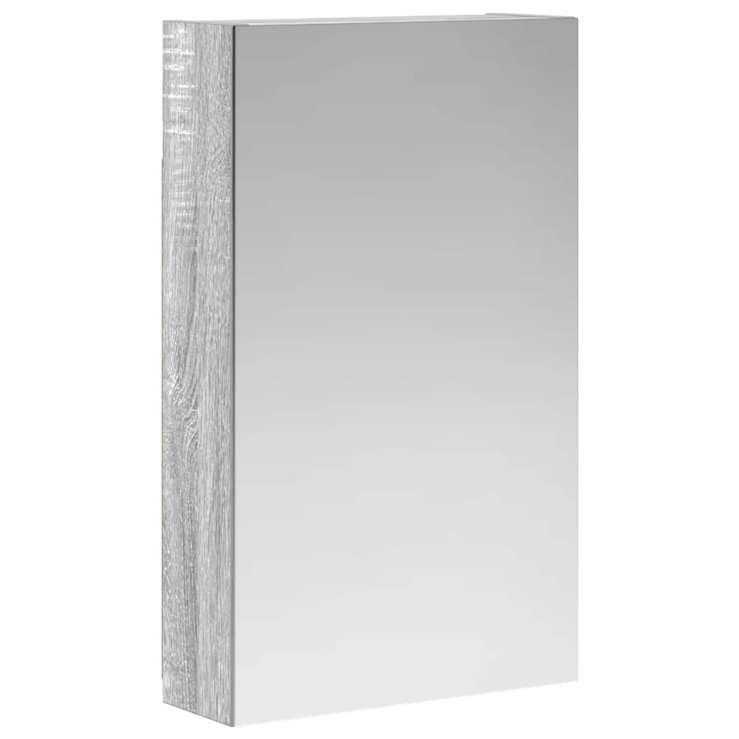 Bathroom Mirror Cabinet Grey Sonoma 30 x 10.5 x 50 cm
