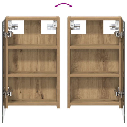 Bathroom Mirror Cabinet Artisian Oak 30 x 10.5 x 50 cm