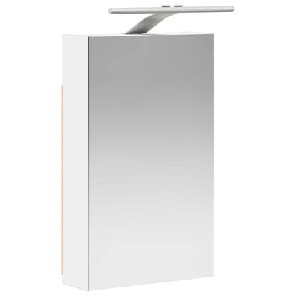 Bathroom Mirror Cabinet White 30 x 10.5 x 50 cm Engineered wood