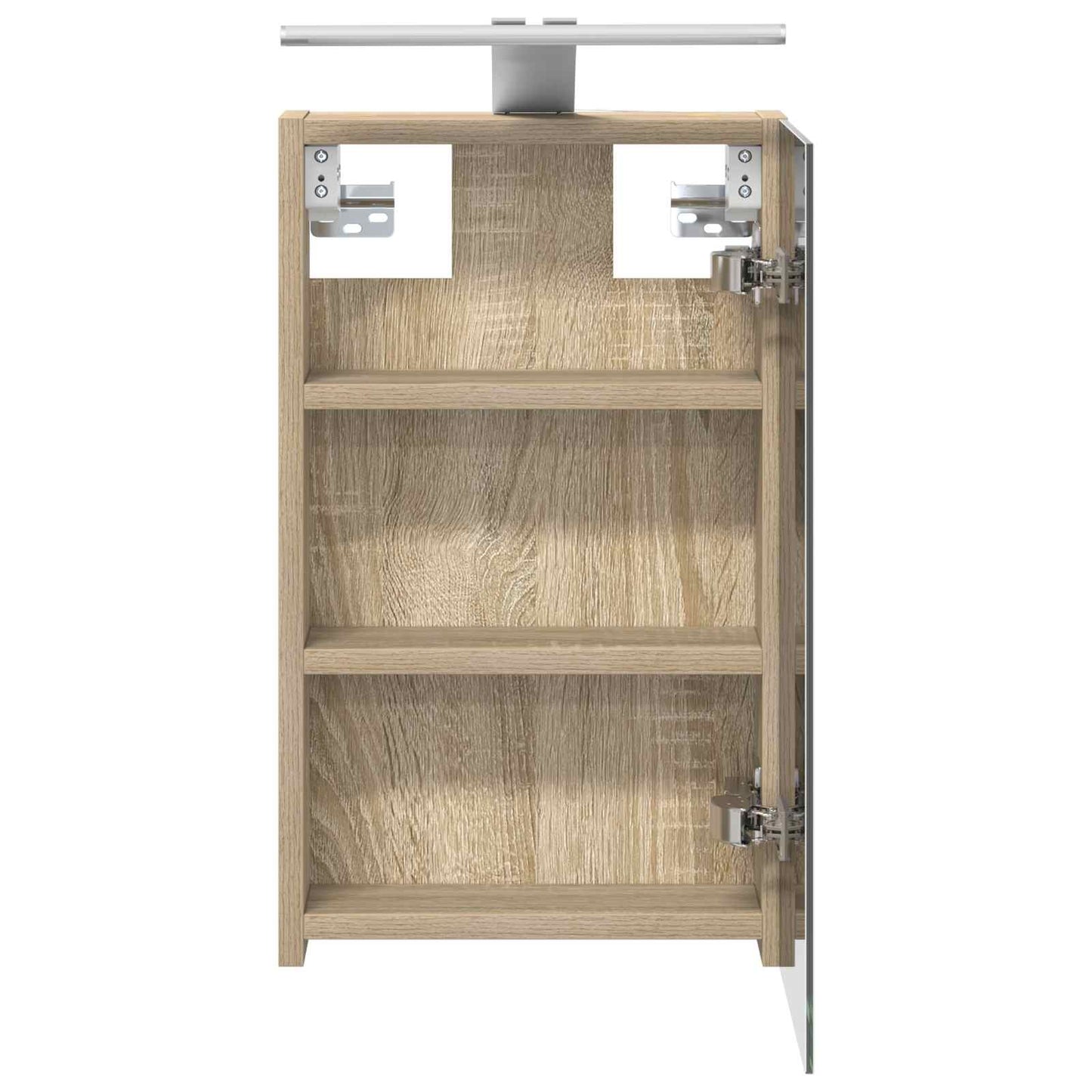 Bathroom Mirror Cabinet Sonoma Oak 30 x 10.5 x 50 cm