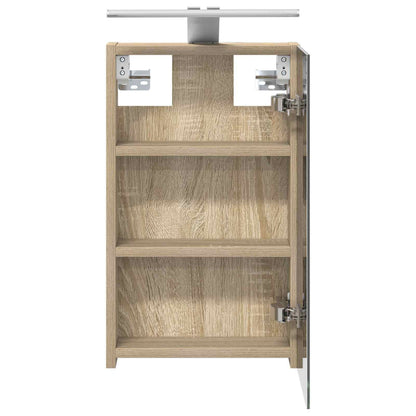 Bathroom Mirror Cabinet Sonoma Oak 30 x 10.5 x 50 cm