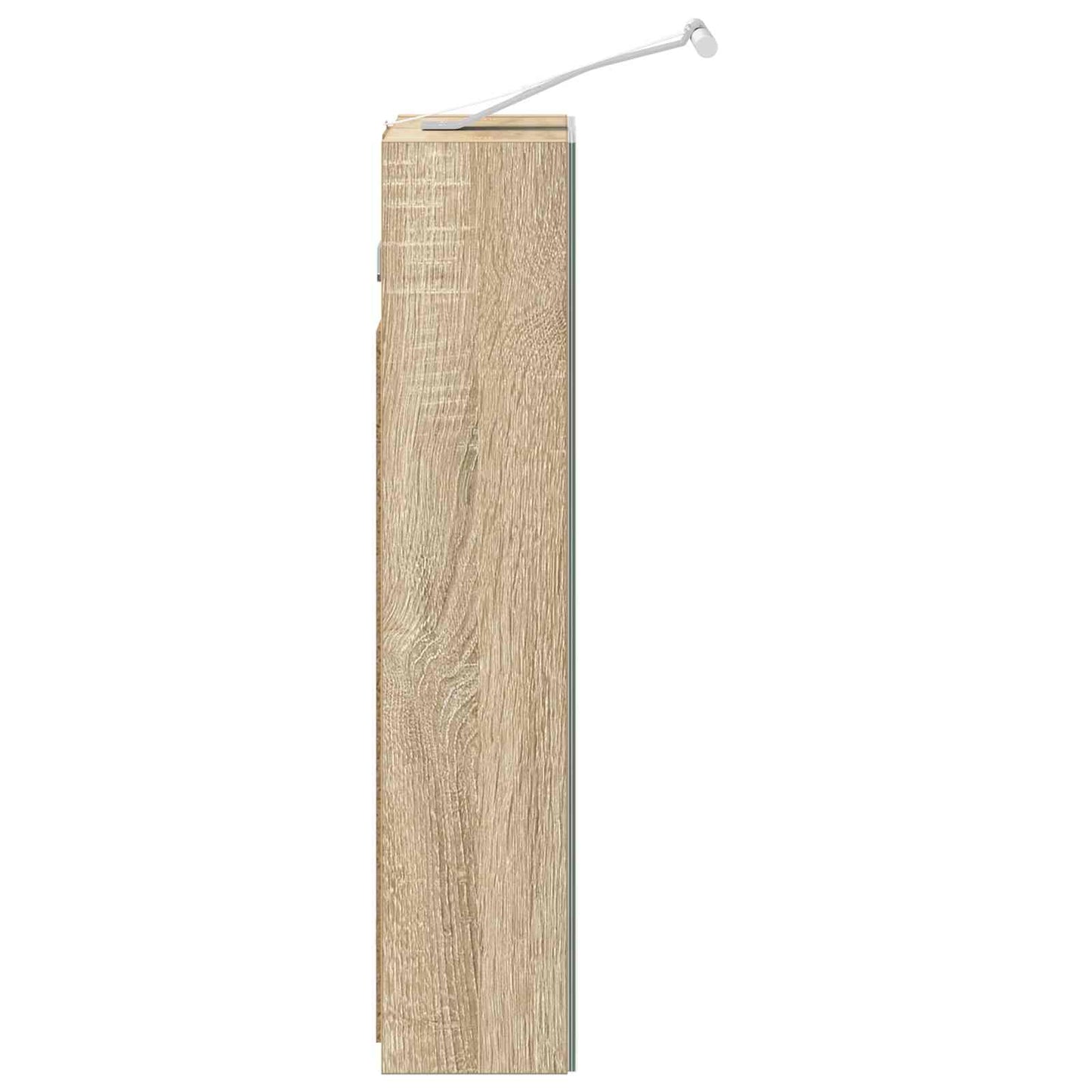 Bathroom Mirror Cabinet Sonoma Oak 30 x 10.5 x 50 cm