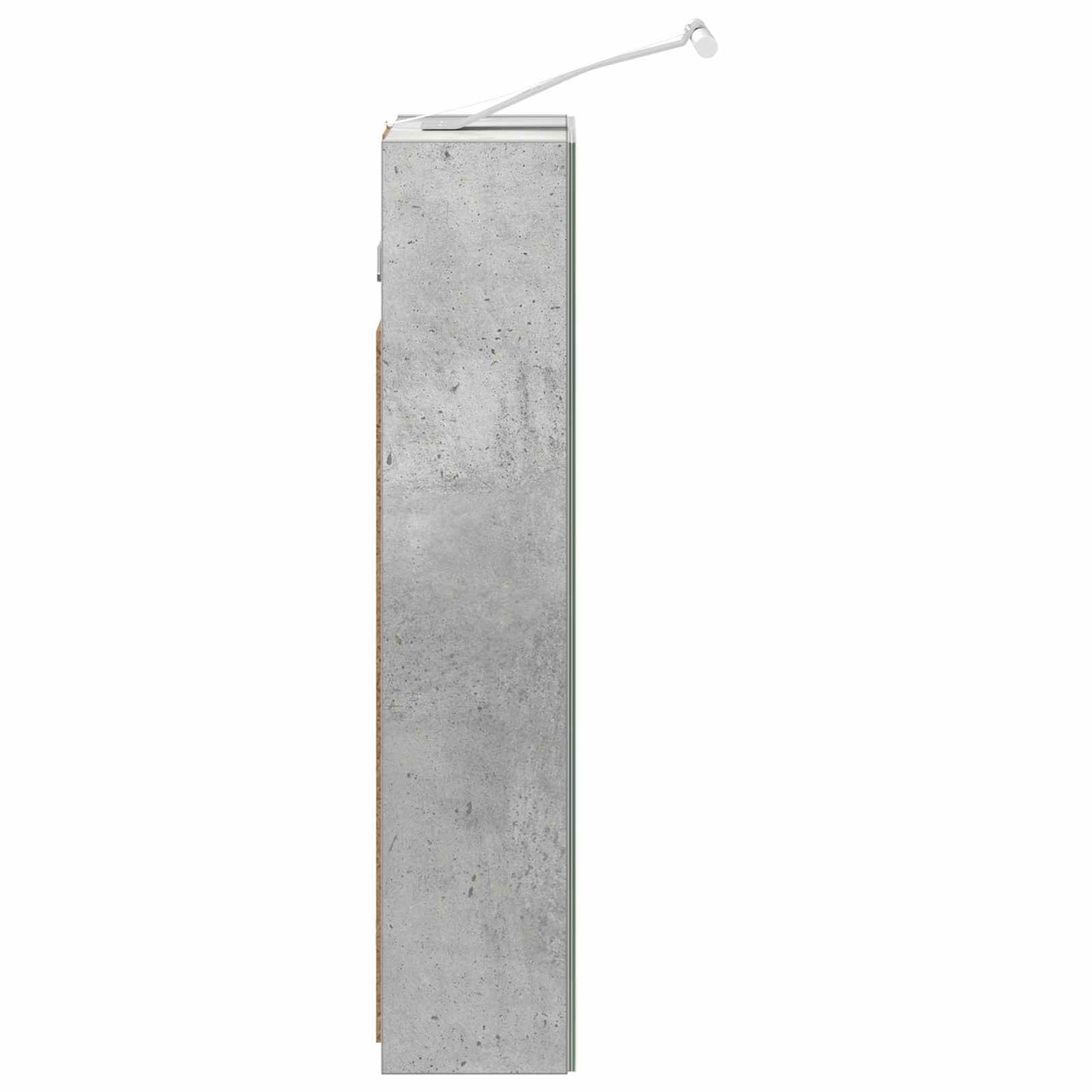 Bathroom Mirror Cabinet Concrete Grey 30 x 10.5 x 50 cm