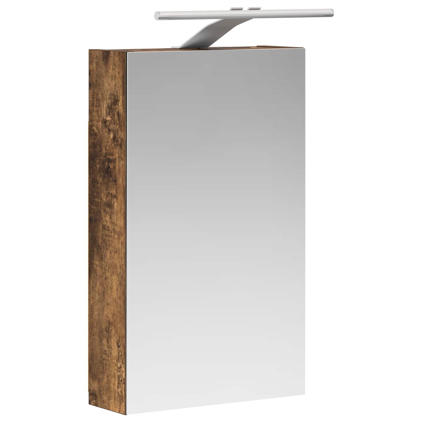 Bathroom Mirror Cabinet Smoked Oak 30 x 10.5 x 50 cm