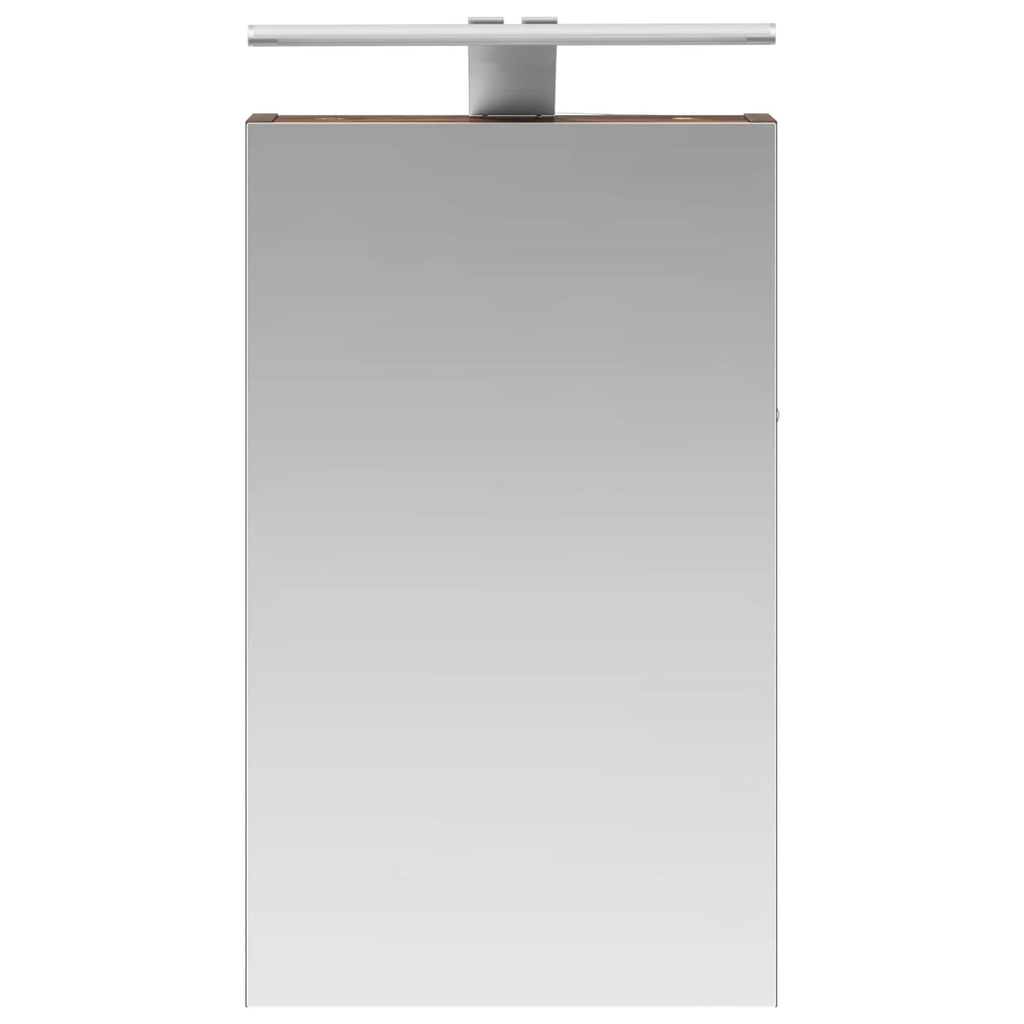 Bathroom Mirror Cabinet Smoked Oak 30 x 10.5 x 50 cm