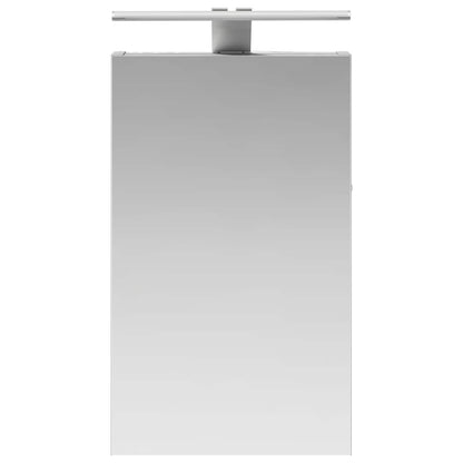 Bathroom Mirror Cabinet Grey Sonoma 30 x 10.5 x 50 cm