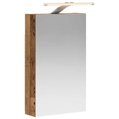 Bathroom Mirror Cabinet Old Wood 30 x 10.5 x 50 cm