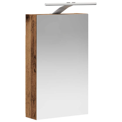 Bathroom Mirror Cabinet Old Wood 30 x 10.5 x 50 cm