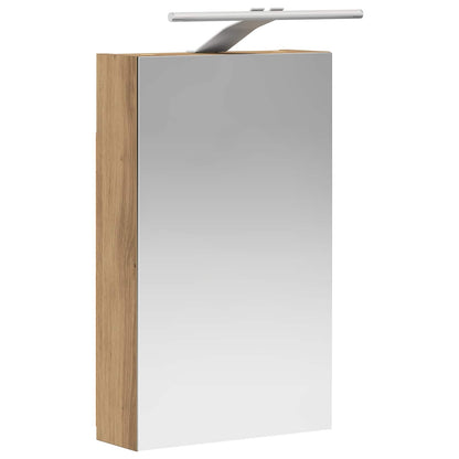 Bathroom Mirror Cabinet Artisian Oak 30 x 10.5 x 50 cm