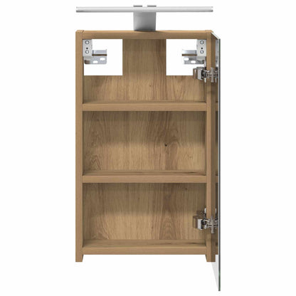 Bathroom Mirror Cabinet Artisian Oak 30 x 10.5 x 50 cm