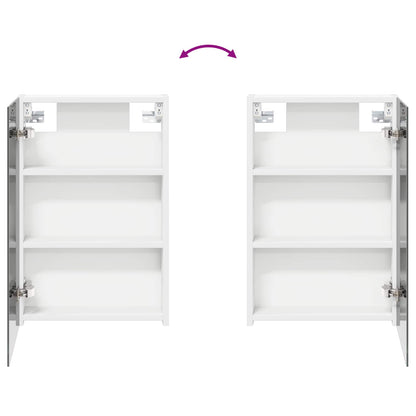 Bathroom Mirror Cabinet White 40 x 10.5 x 60.5 cm