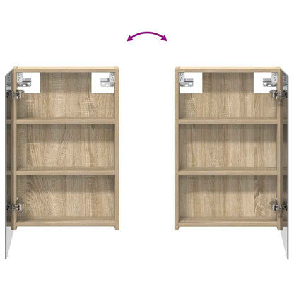 Bathroom Mirror Cabinet Sonoma Oak 40 x 10.5 x 60.5 cm