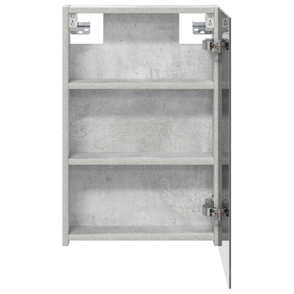 Bathroom Mirror Cabinet Concrete Grey 40 x 10.5 x 60.5 cm