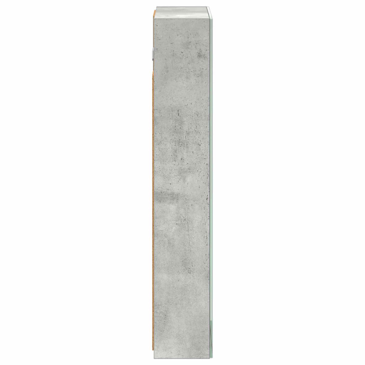 Bathroom Mirror Cabinet Concrete Grey 40 x 10.5 x 60.5 cm