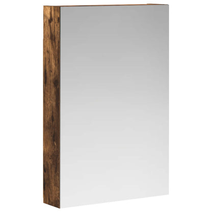 Bathroom Mirror Cabinet Smoked Oak 40 x 10.5 x 60.5 cm