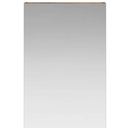 Bathroom Mirror Cabinet Smoked Oak 40 x 10.5 x 60.5 cm