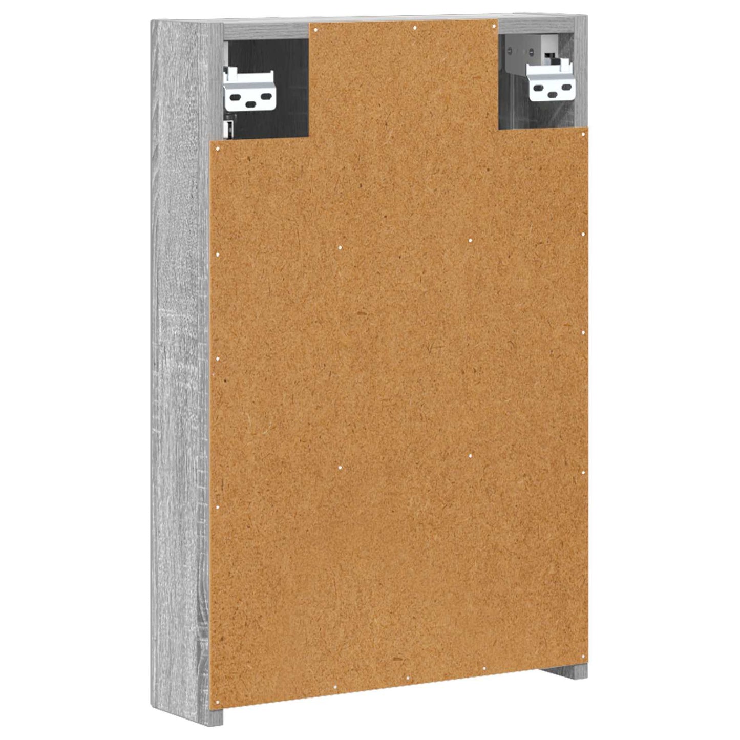 Bathroom Mirror Cabinet Grey Sonoma 40 x 10.5 x 60.5 cm