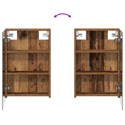 Bathroom Mirror Cabinet Old Wood 40 x 10.5 x 60.5 cm
