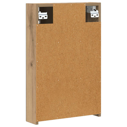 Bathroom Mirror Cabinet Artisian Oak 40 x 10.5 x 60.5 cm