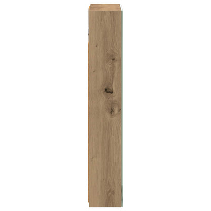 Bathroom Mirror Cabinet Artisian Oak 40 x 10.5 x 60.5 cm