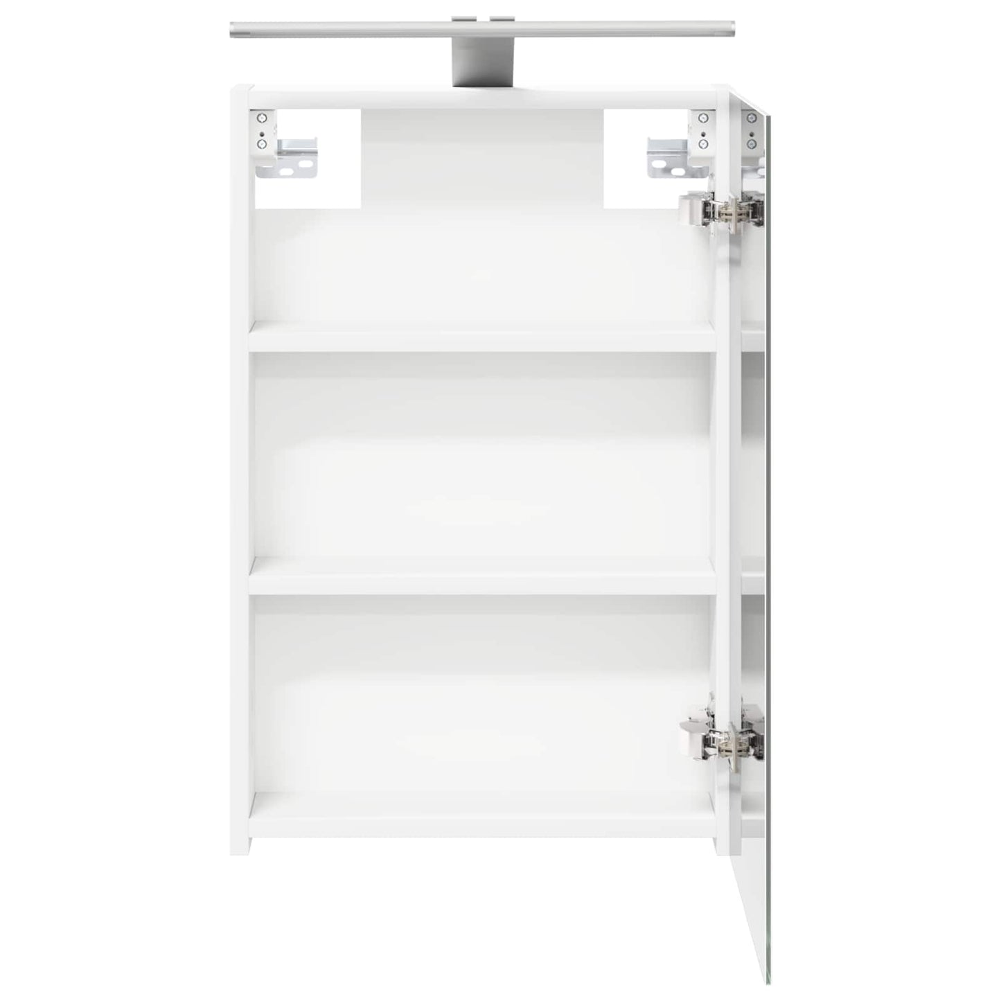 Bathroom Mirror Cabinet White 40 x 10.5 x 60.5 cm