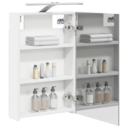 Bathroom Mirror Cabinet White 40 x 10.5 x 60.5 cm