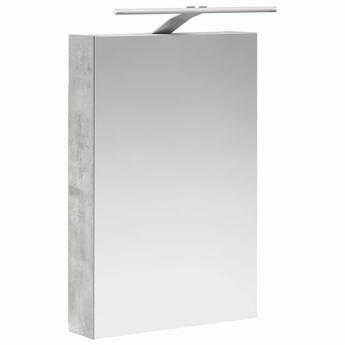 Bathroom Mirror Cabinet Concrete Grey 40 x 10.5 x 60.5 cm